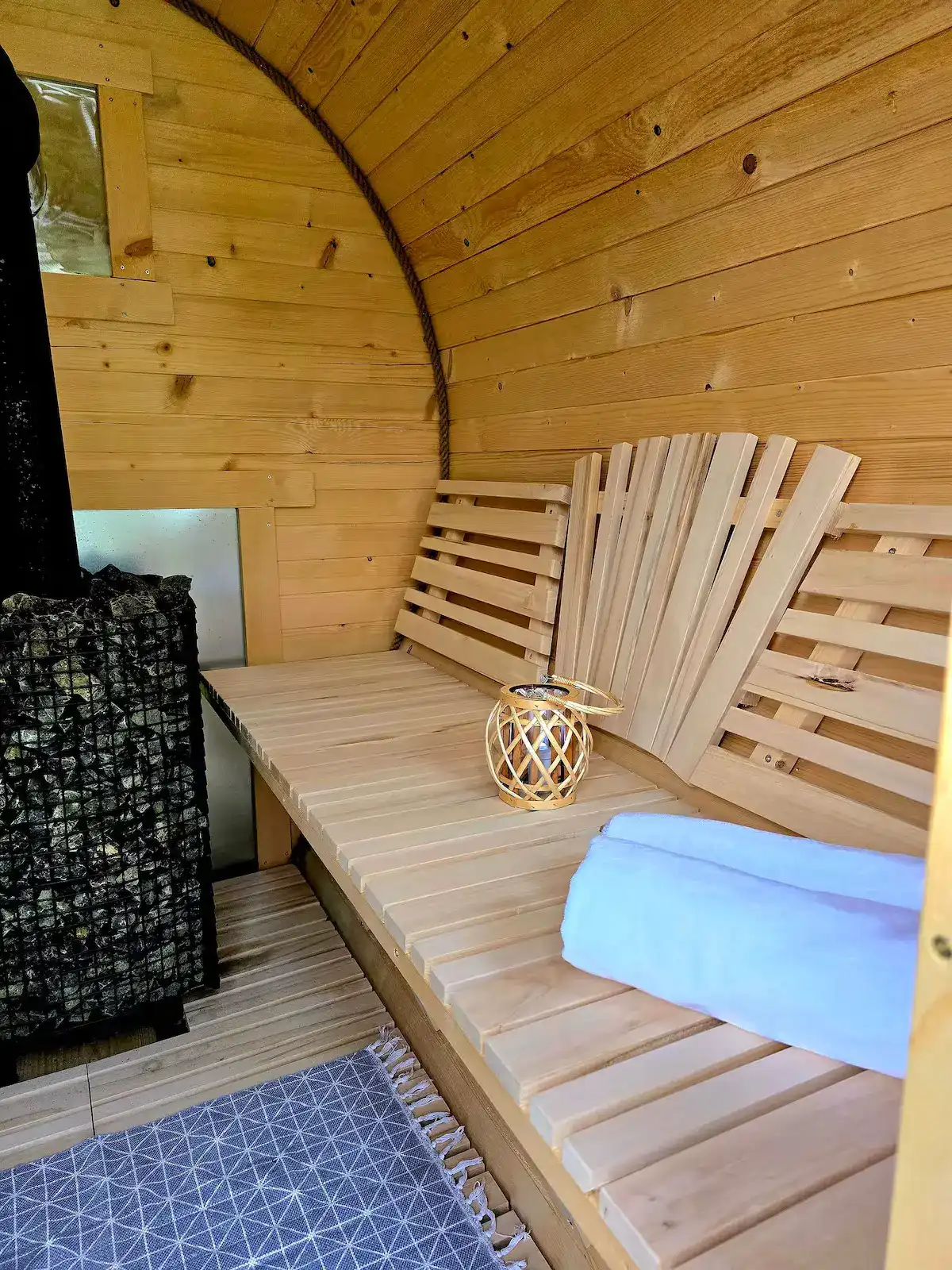 Sauna domku wypoczynkowego